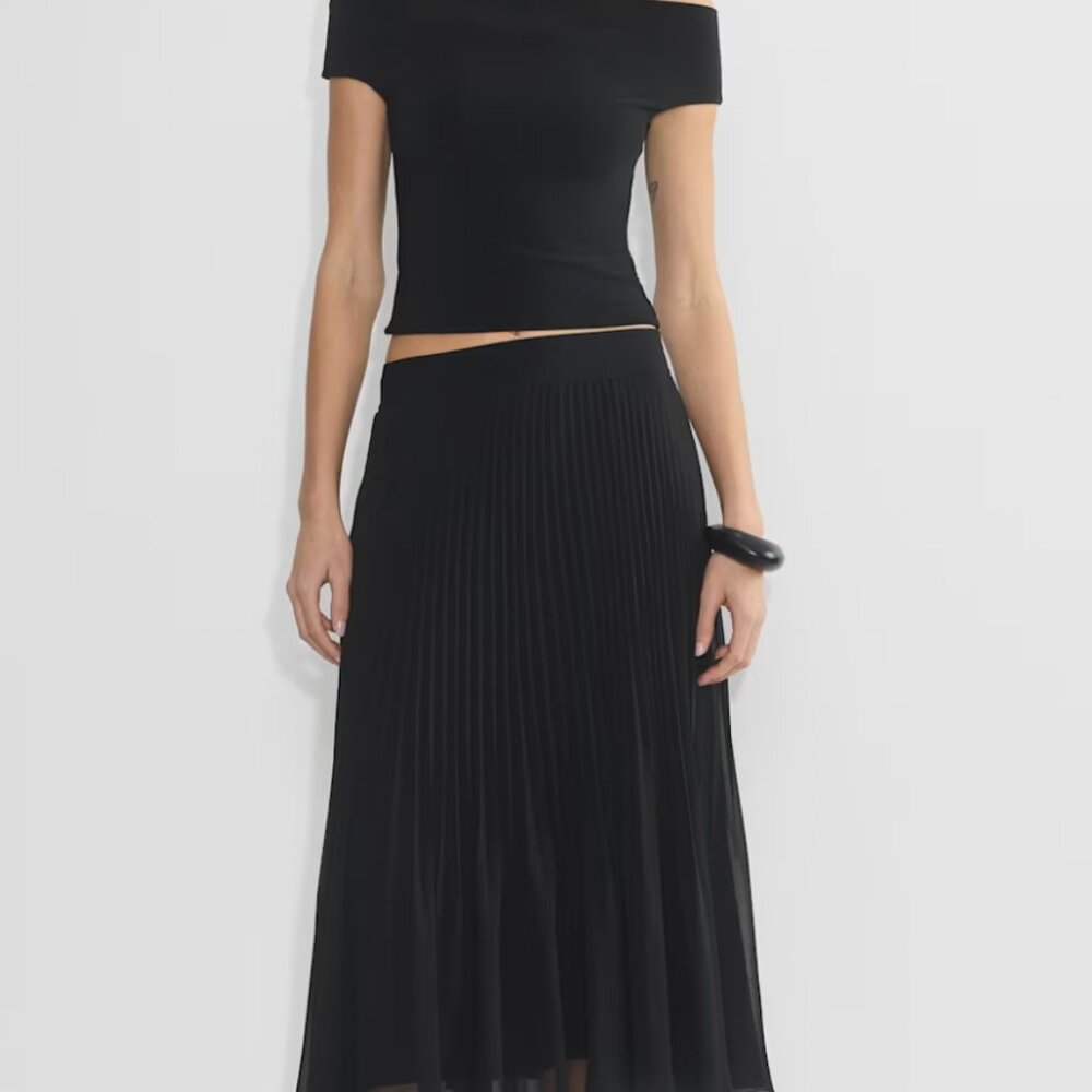 Aritzia twirl pleated skirt